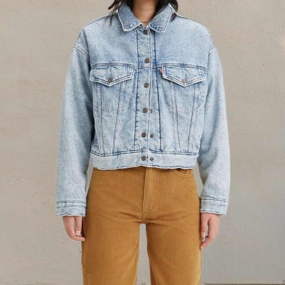 Levi's Light Blue Denim Jean Jacket Whatever Whenever XS